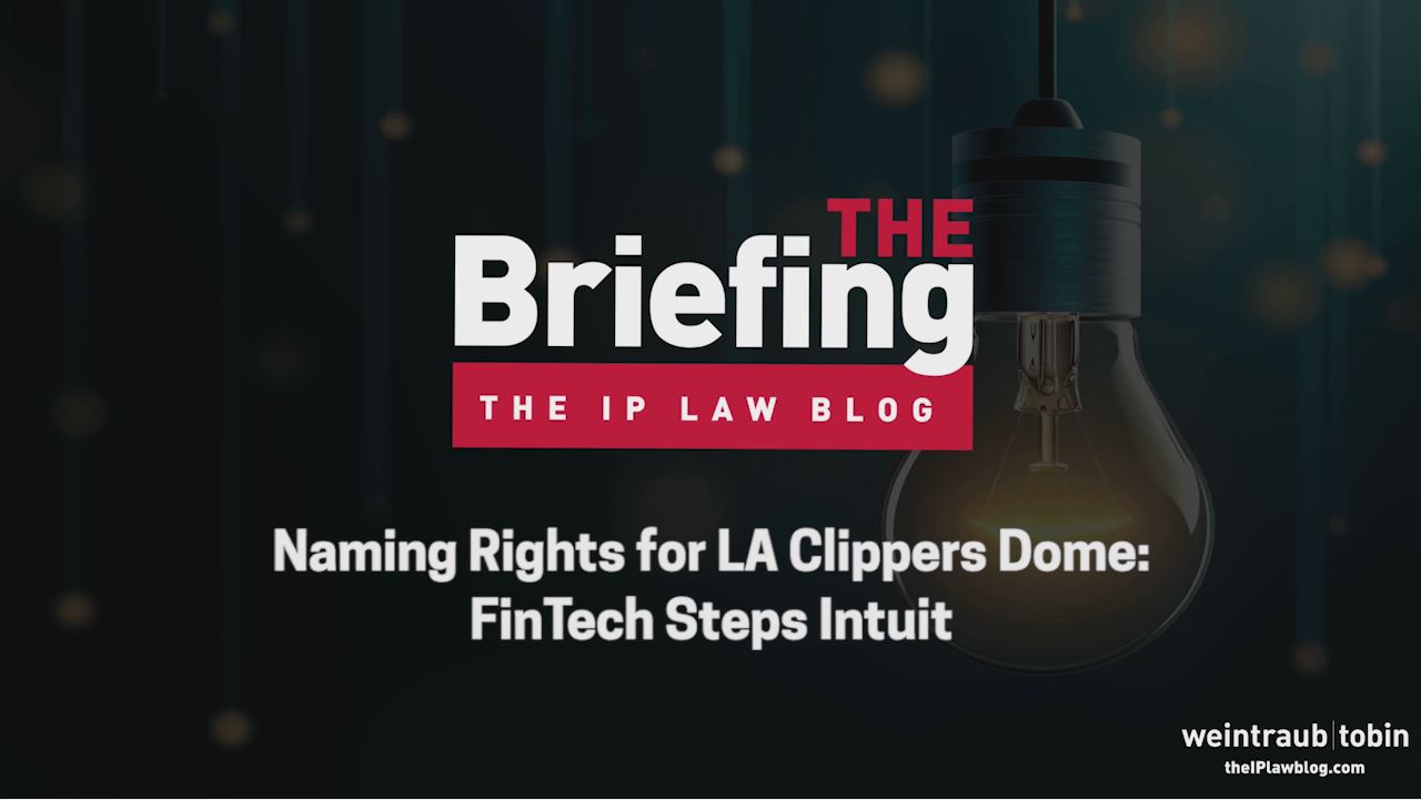 Naming Rights for LA Clippers Dome. FinTech Steps Intuit