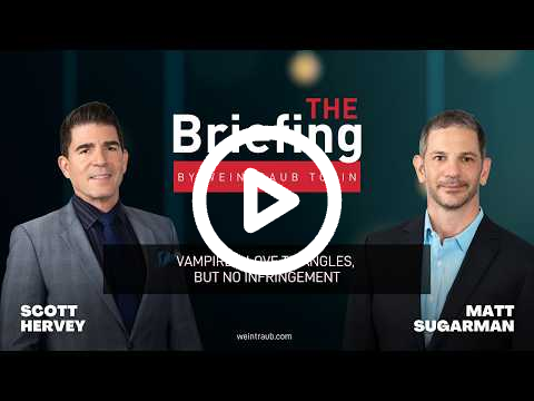 Le briefing : des vampires, des triangles amoureux, mais aucune infraction