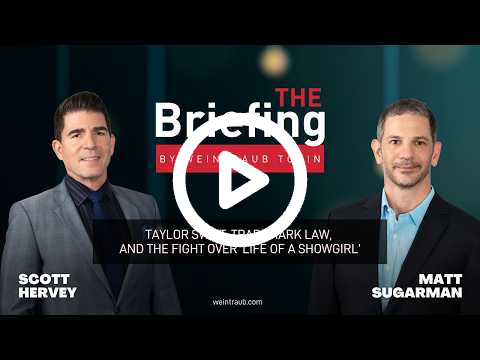 Le briefing : Taylor Swift, le droit des marques et la lutte pour la « vie d’une showgirl »